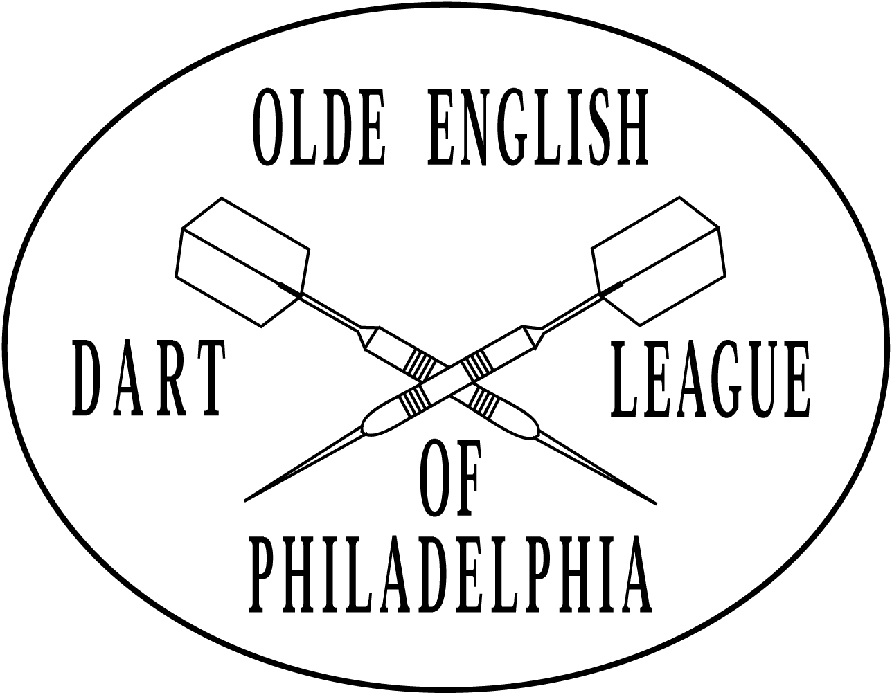 Olde English Dart League of Philadelphia logo